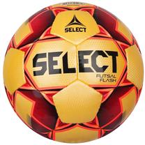 Футбольный мяч Select Futsal Flash, 4 размер, красный цв./желтый цв.