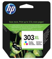 Rašalinio spausdintuvo kasetė HP 303XL, geltona sp./mėlyna sp./purpurinė (magenta) sp., 10 ml