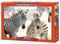 Dėlionė Castorland Young Zebras 105021, 47 cm x 68 cm, 1000 vnt., įvairių spalvų