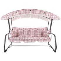 Lauko sūpynės Patio Ravenna B005-05PB, balta sp./raudona sp., 209 cm x 132 cm x 171 cm