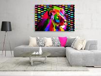 Reprodukcija Artgeist Rainbow Lion HK7947XL, 90 cm x 60 cm