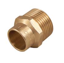 Adapteris Nibco 42430, 12mm x 1/2", žalvaris