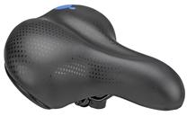 Dviračio balnelis Azimut Patern Comfort SADL330, dirbtinė oda/metalas, juoda sp.