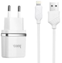Telefono įkroviklis Hoco, USB/AC/DC, balta sp.