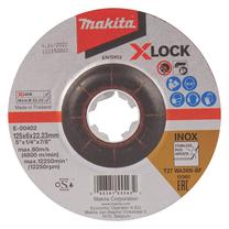 Šlifavimo diskas Makita WA36N X-LOCK INOXX, 125 mm x 22.23 mm