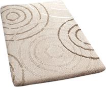 Vonios grindų kilimėlis Kleine-Wolke Splash, juoda sp./pilka sp., 120 cm x 70 cm