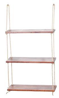 Sieninė lentyna Kalune Design Raf 236, riešuto sp., 120 cm x 14 cm x 60 cm