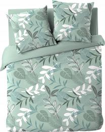 Gultas veļas komplekts Douceur d`Interieur Kimberly, balta krās./zaļa krās., 63 x 63 cm, 220 x 240 cm
