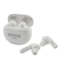 Bezvadu austiņas Guess GUTWS1CWH, balta krās.