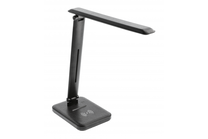 Galda stāvlampas GTV Izuka, LED, 6W, melna krās./alumīnija krās.