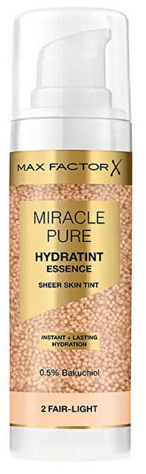 Skystas makiažo pagrindas Max Factor Miracle Pure Hydratint Essence, 2 fair light, 30 ml