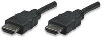 Vads Manhattan HDMI male, HDMI male, 10 m, melna krās.
