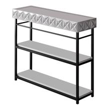 Konsoles galds Kalune Design Zumrut, balta krās./melna krās., 102 cm x 32 cm x 83 cm