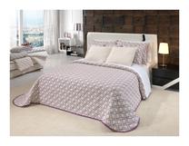 Lovatiesė Apertex APT 585, dramblio kaulo sp./violetinė sp., 160 cm x 220 cm