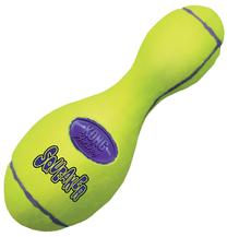 Žaislas šuniui, kramtymui Kong AirDog Bowling Pin, 24.8 cm, Ø 8.9 cm, geltona sp./violetinė sp., L