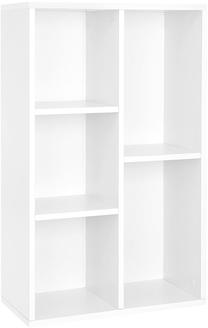 Pastatoma lentyna Songmics Book, balta sp., 80 cm x 24 cm x 50 cm