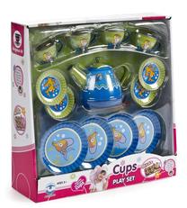 Rotaļu virtuves piederumi Elephant Toys Cups Tea Set, zila krās./zaļa krās.