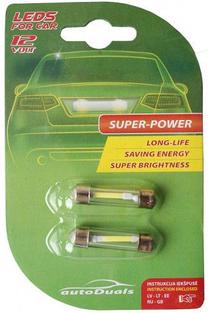 Auto spuldze AutoDuals, led, 12 V