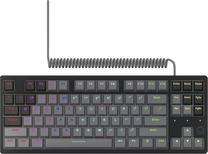 Vadu spēļu tastatūra Lorgar Azar 514, Angļu (US), melna krās.