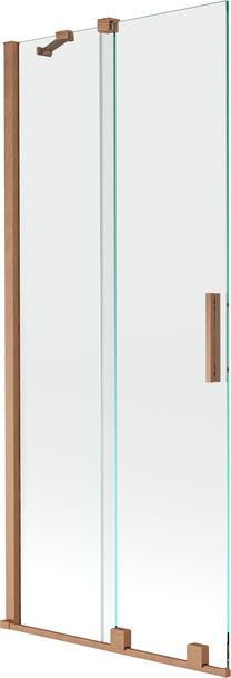 Vannas siena Mexen Velar II, 80 cm x 150 cm, brushed copper krās./rūdītais