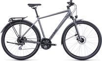 Велосипед гибридный Cube Nature Allroad, 28 ″, 21" рама, черный цв./графитовый цв.