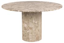 Valgomojo stalas Messina, smėlio sp., 130 cm x 130 cm x 75 cm