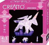 Конструктор Kosmos Creatto Сверкающий единорог и друзья 1KS03539, 140 шт.