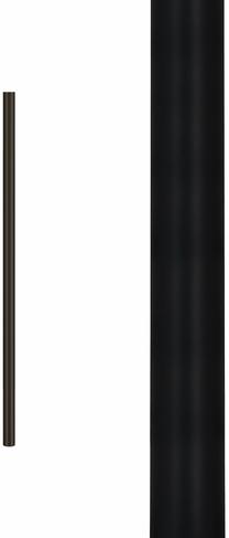 Valgusti kate rippuv Nowodvorski Cameleon Laser 8568, 1, must v. / must v., 2.5 x 75 cm