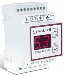 Modulis Salus Controls FC600, zema sprieguma kabeļiem, balta krās., 9 cm