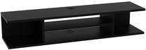 TV galds Kalune Design Pivot, melna krās., 29.5 cm x 120 cm x 23 cm