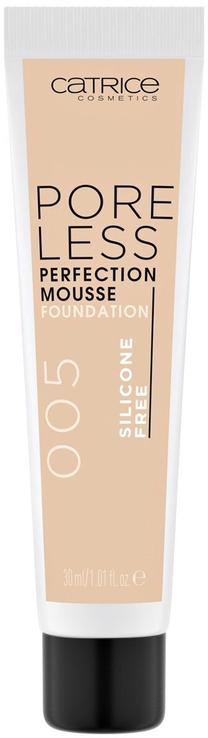 Skystas makiažo pagrindas Catrice Poreless Perfection Mousse Foundation, 005 warm ivory, 30 ml