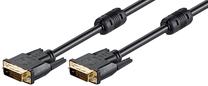 Vads Goobay DVI-D Cable DVI-D, DVI-D, 10 m, melna krās.