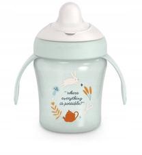 Puodelis su snapeliu Suavinex Wonderland 402789, 200 ml, 6+ mėn., plastikas, mėtinė (mint) sp.