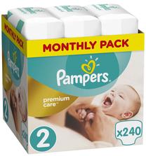 Sauskelnės Pampers Premium Care, 2, 240 vnt. (pažeista pakuotė)