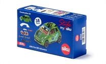 Konstruktors, automašīna Siku Fiat 500 6506, zaļa krās.