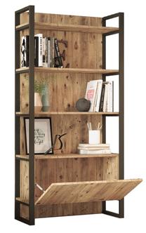 Pastatoma lentyna Kalune Design ML6-A, ruda sp., 180 cm x 90 cm x 34 cm