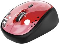 Bezvadu datora pele Trust Yvi Wireless Optical, sarkana krās.