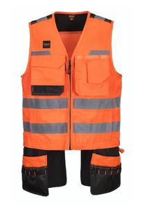 Atstarojošās vestes Prof HI-VIS, oranža krās., XXL izmērs