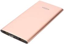 Lādētājs-akumulators (Power bank) Ednet Slim Line, 5000 mAh, rozā krās.