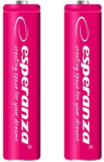 Įkraunamas elementas Esperanza, AAA, 1000 mAh, 2 vnt.