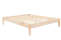 Lova dvigulė Kalune Design Galaksi, 140 x 190 cm, medžio sp., be čiužinio, su grotelėmis