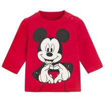 Krekls ar garām piedurknēm, klasisks, mazuļiem Cool Club Mickey Mouse LCB2800477, sarkana krās., 92 cm