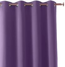 Naktinė užuolaida Room99 Aura, sidabro sp./violetinė sp., 140 cm x 280 cm