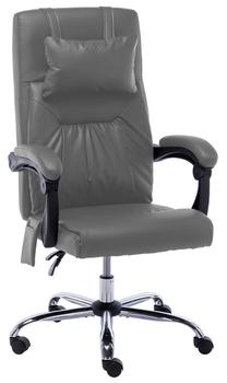 Töötool VLX Massage Faux Leather 20294, 64 x 60 x 112 - 121 cm, antratsiit v.