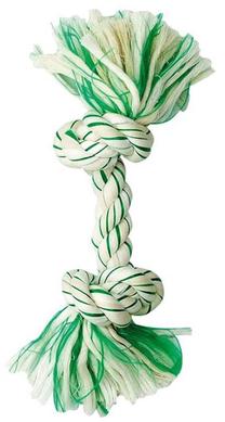 Žaislas šuniui, virvinis Karlie Flamingo FlossyRope Mint, 48 cm, balta sp./žalia sp., 48