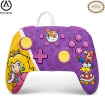 Žaidimų pultas PowerA Princess Peach Battle, balta sp./geltona sp./violetinė sp.