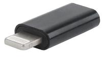 Adapteris Gembird USB-C to Lightning A-USB-CF8PM-01 USB C plug, Apple Lightning, juoda sp.