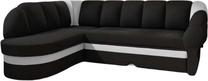 Kampinė sofa Benano Sawana 14 & Soft 17, juoda sp., kairinė, 180 x 250 cm x 85 cm
