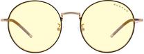 Apsauginiai akiniai Gunnar Ellipse, aukso sp./juoda sp.