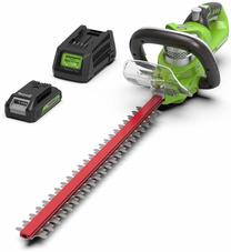 Akumulatora dzīvžoga šķēres Greenworks G24HT57K2, 24 V